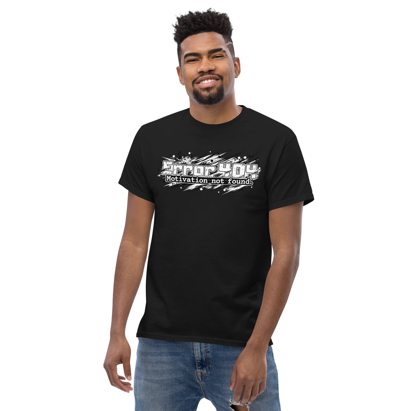 Error 404 Premium Unisex classic tee, Dark - Image 55
