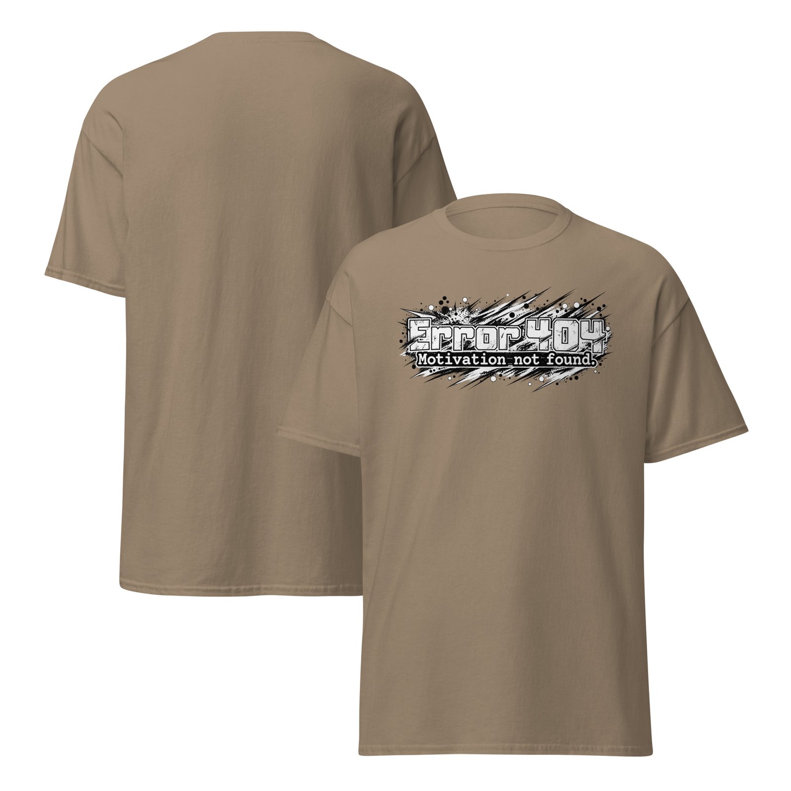 Error 404 Premium Unisex classic tee, Dark - Image 8