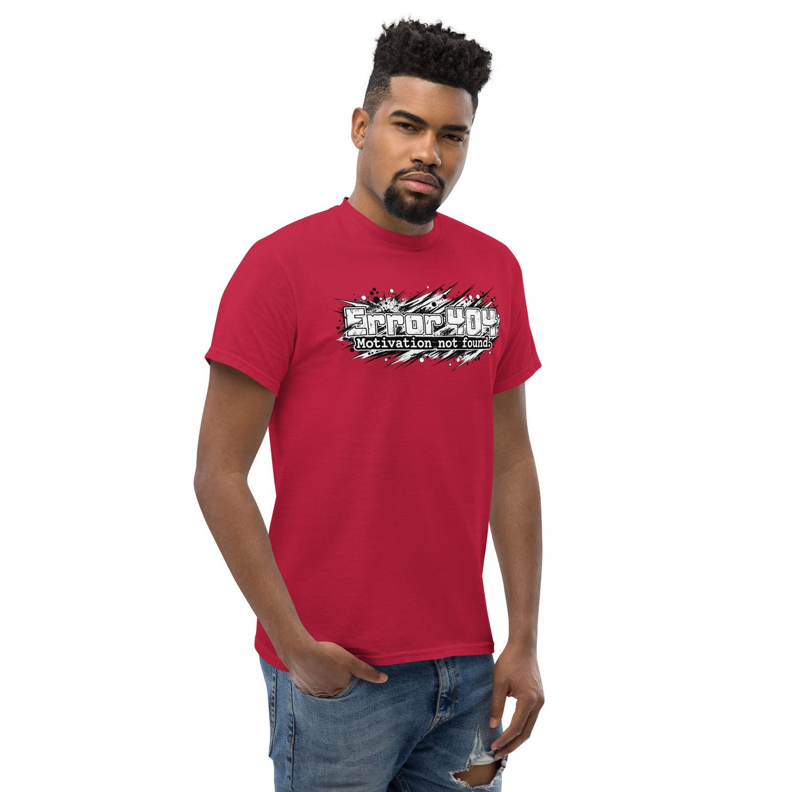 Error 404 Premium Unisex classic tee, Dark - Image 40