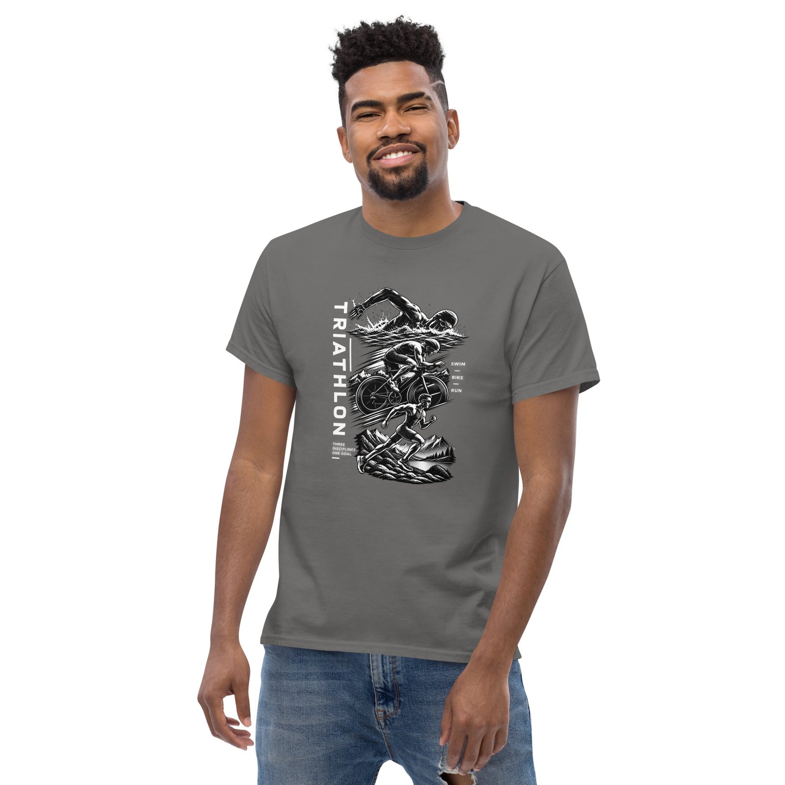 Beyond Limits Premium Unisex classic tee, Dark - Image 60