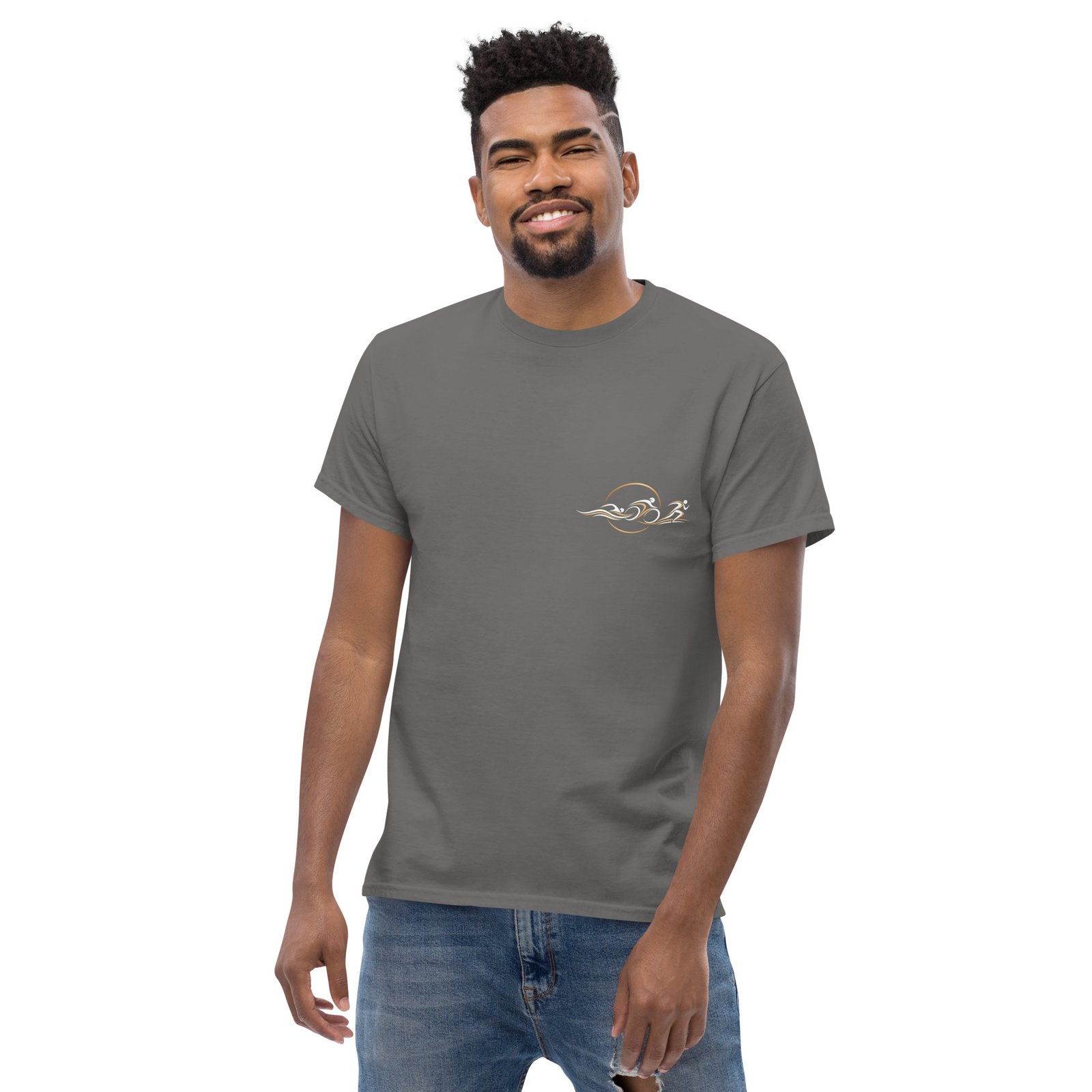 Tri Flow Premium Unisex classic tee, Dark - Image 61