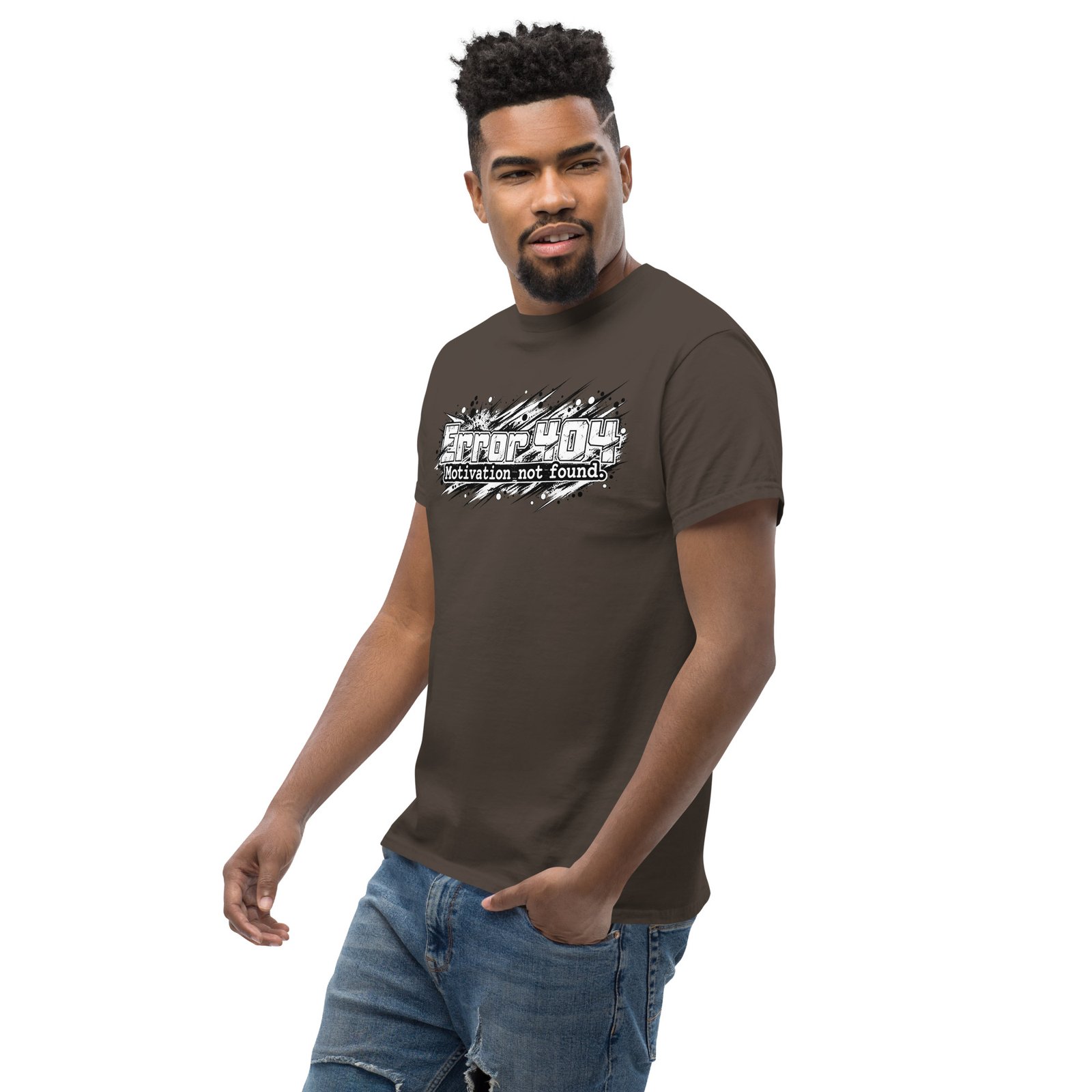 Error 404 Premium Unisex classic tee, Dark - Image 30