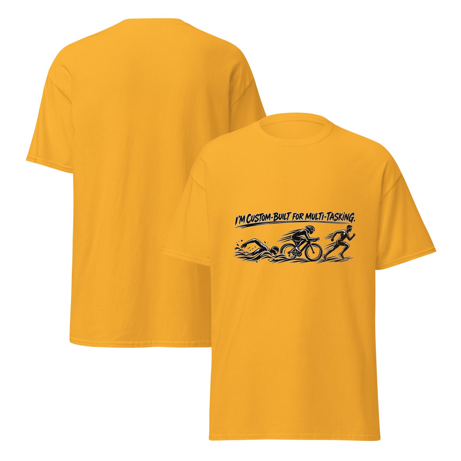 Multi-tasking Premium Unisex classic tee, Light - Image 3