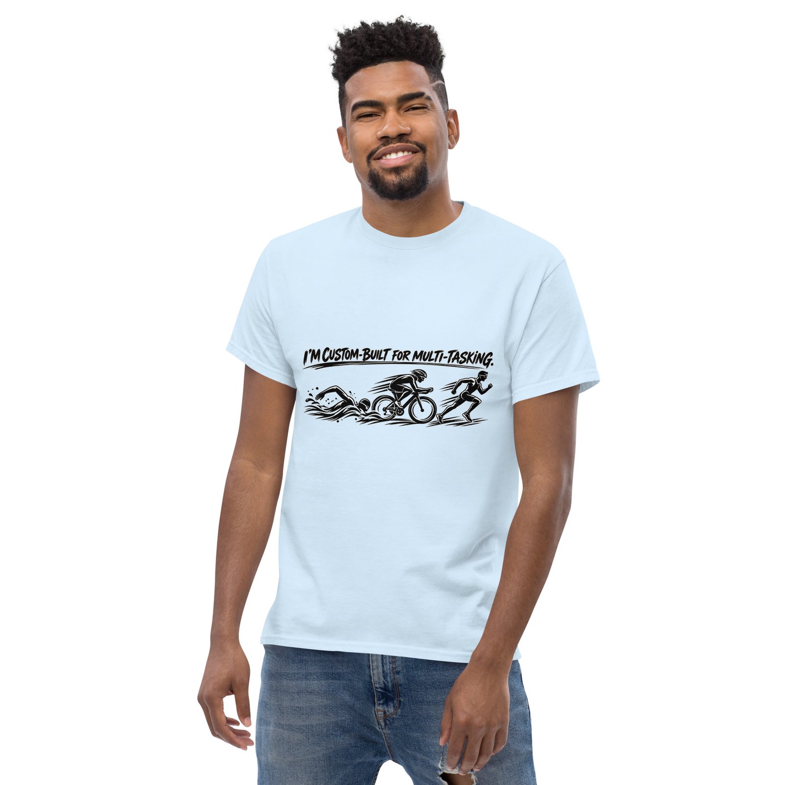 Multi-tasking Premium Unisex classic tee, Light - Image 68