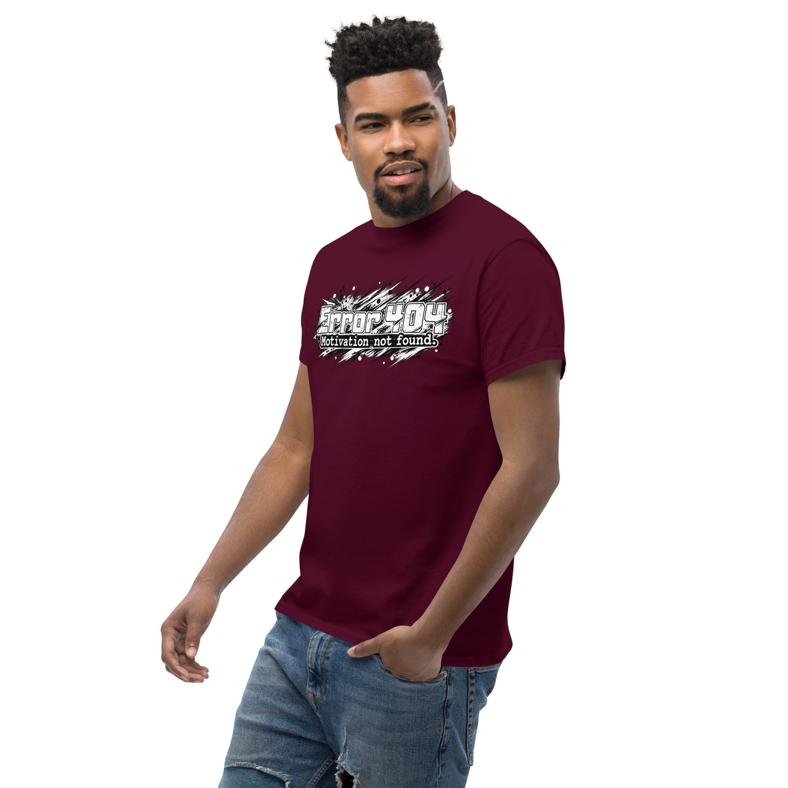 Error 404 Premium Unisex classic tee, Dark - Image 27