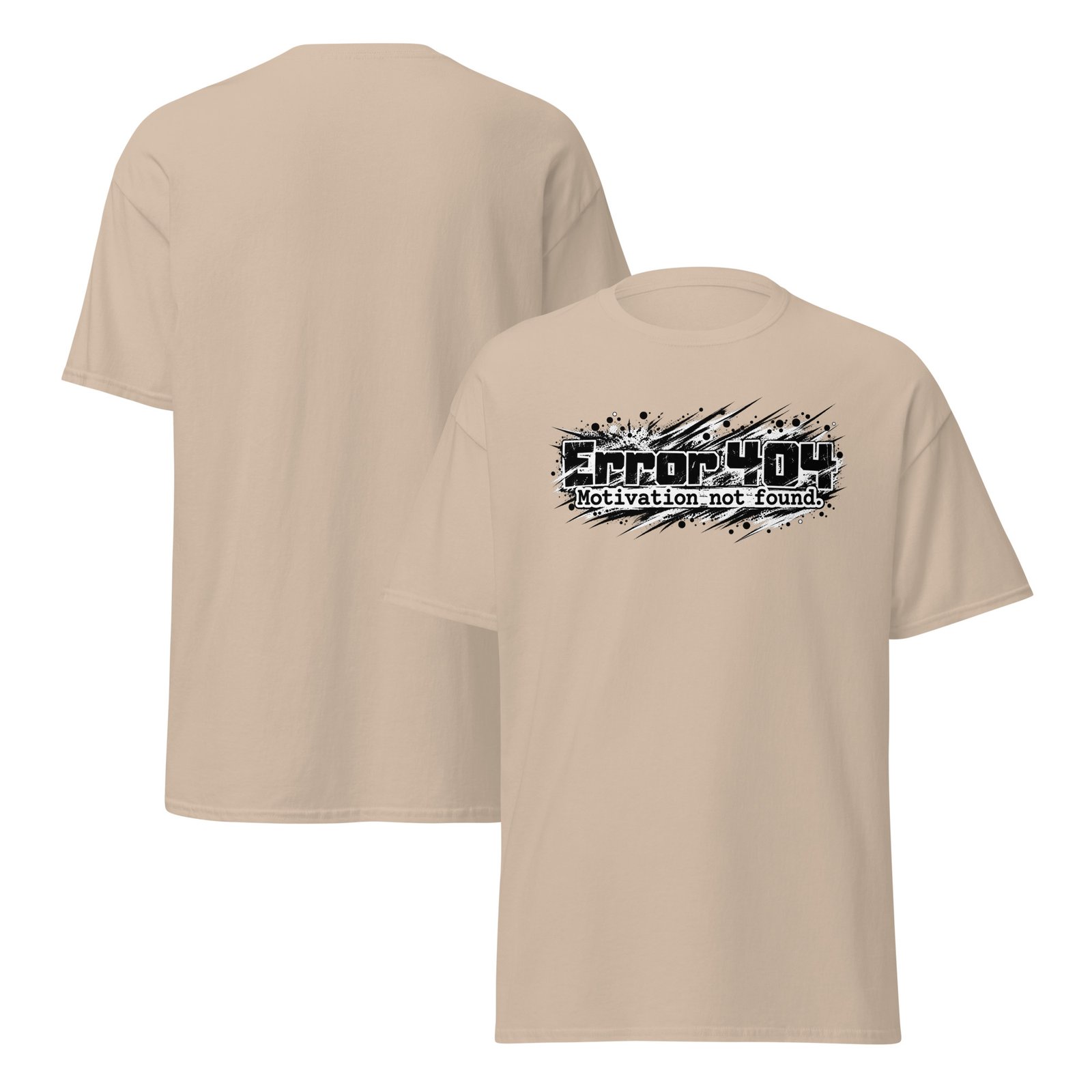 Error 404 Premium Unisex classic tee, Light - Image 4