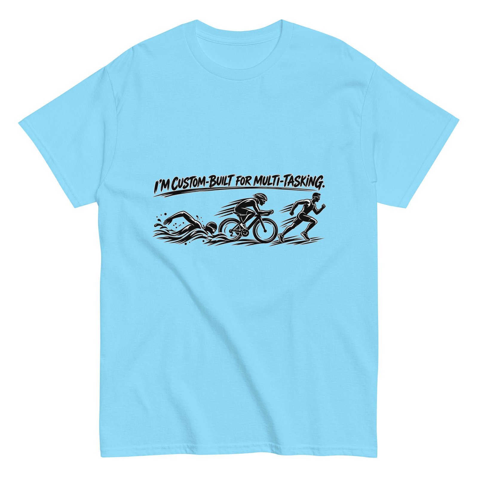 Multi-tasking Premium Unisex classic tee, Light - Image 15