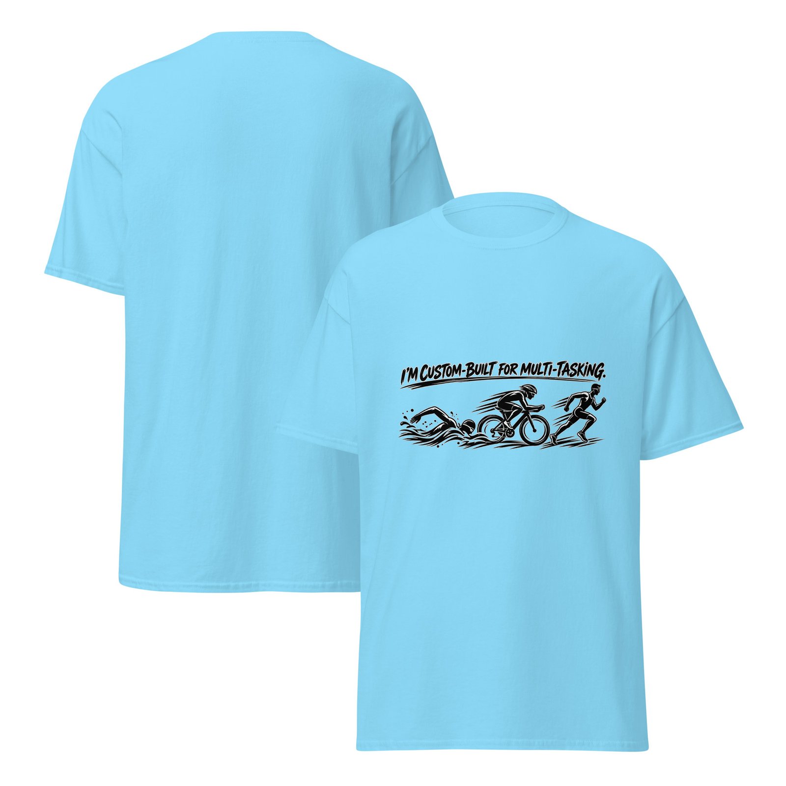 Multi-tasking Premium Unisex classic tee, Light - Image 6