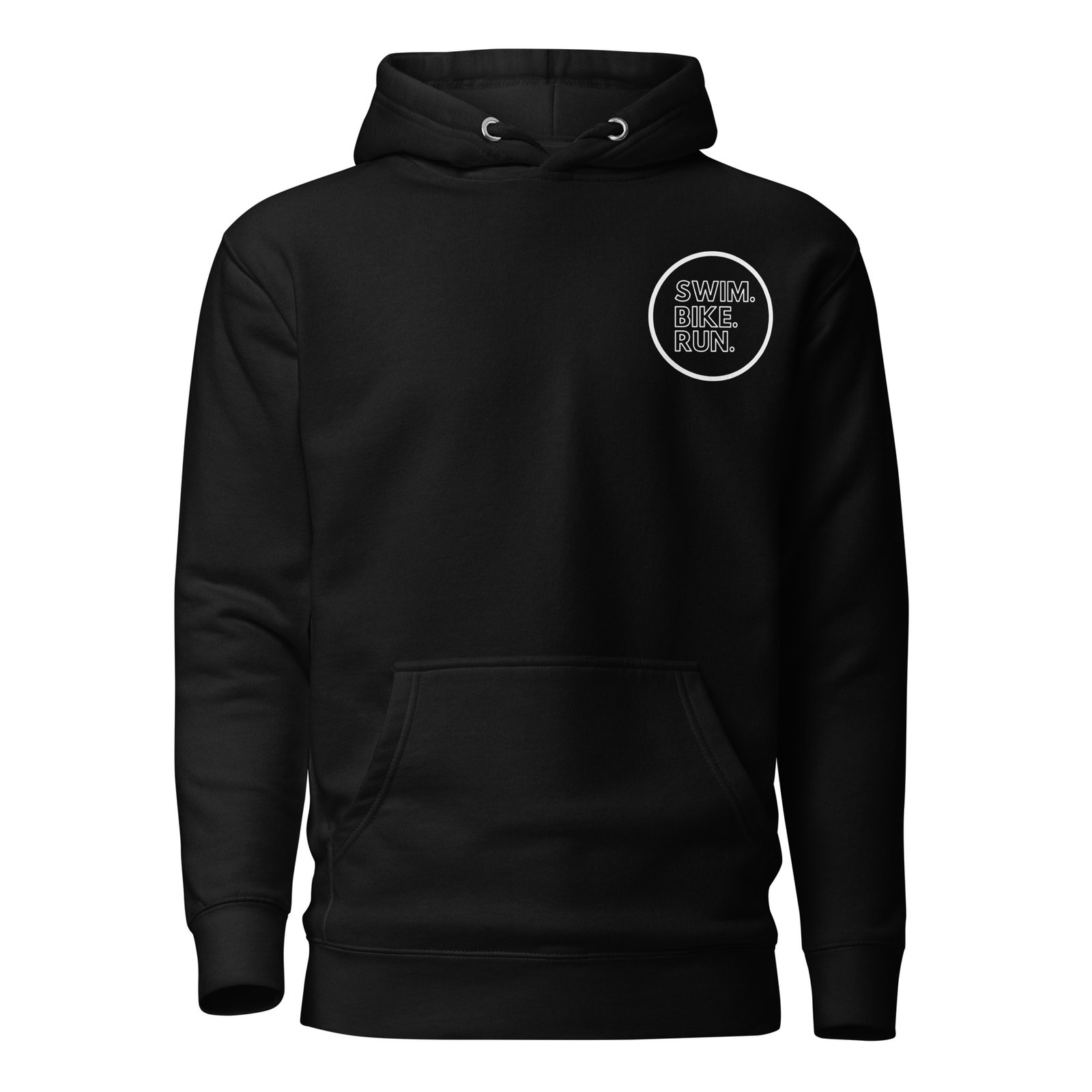 Swim.Bike.Run Premium Unisex Hoodie, Dark
