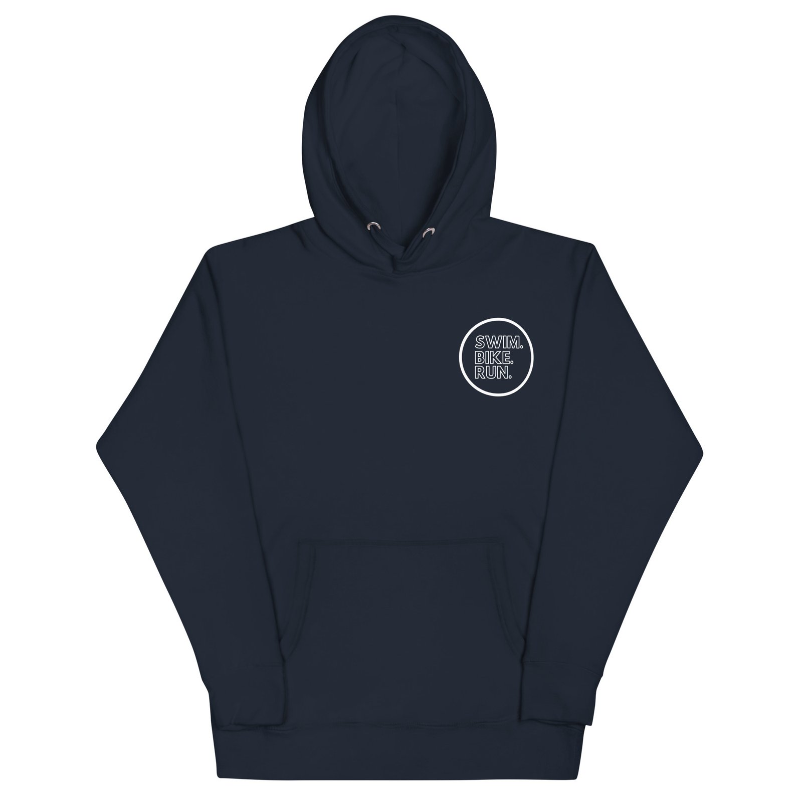 Swim.Bike.Run Premium Unisex Hoodie, Dark - Image 10