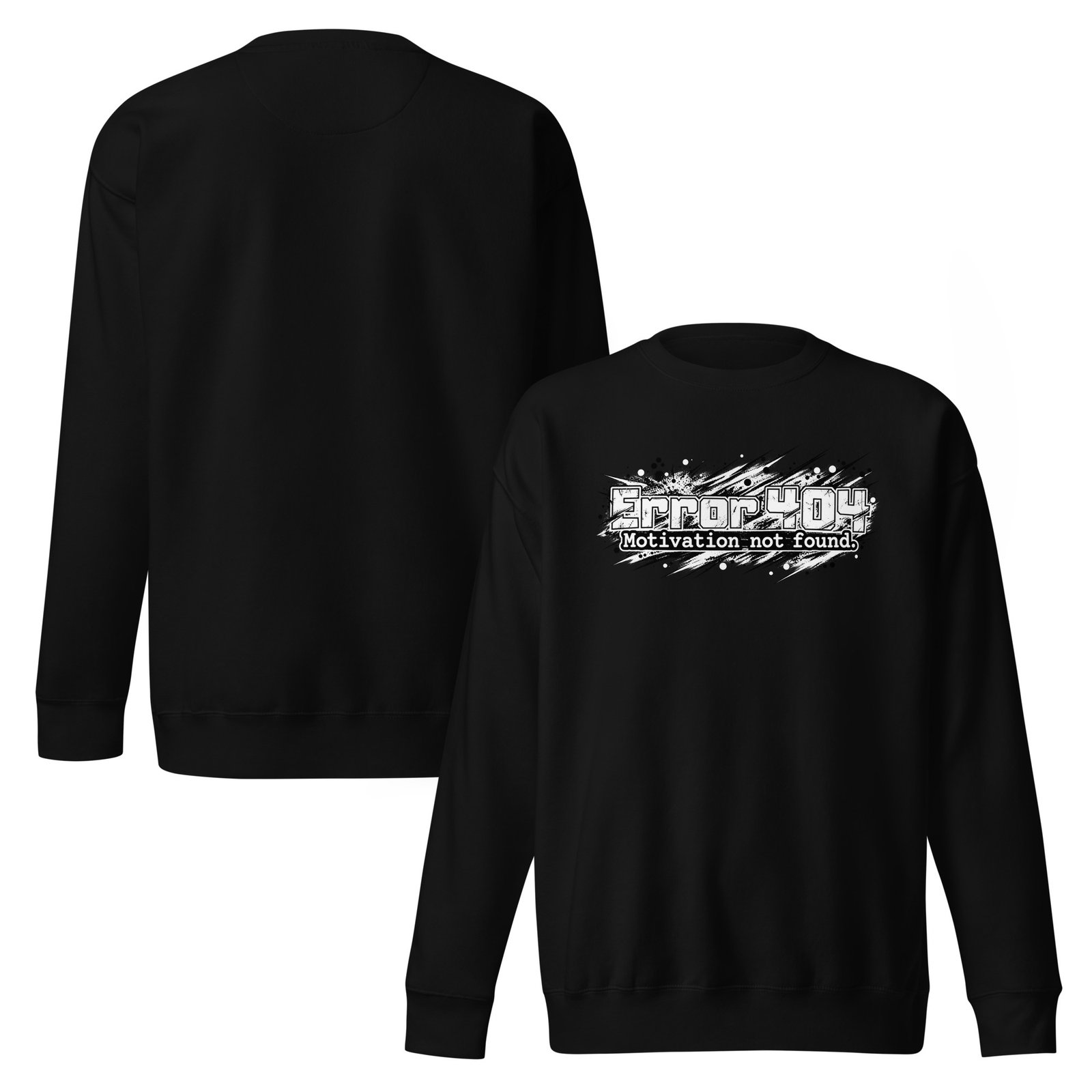 Error 404 Unisex Premium Sweatshirt - Image 2
